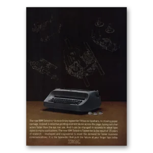 1964 IBM Selectric Typewriter Print Ad | No Ordinary Typewriter
