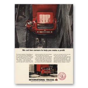 1964 International Trucks Print Ad | Cut Two Corners