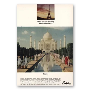 1964 India Print Ad | Possibly Do For Encore