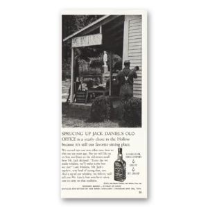 1964 Jack Daniels Print Ad | Sprucing Up