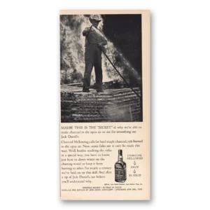 1964 Jack Daniels Print Ad | Maybe This Is Secret
