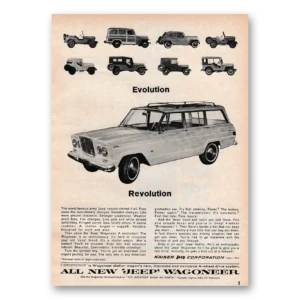 1964 Jeep Wagoneer Print Ad | Evolution Revolution