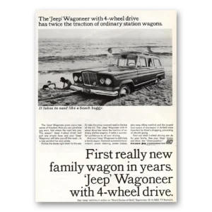 1964 Jeep Wagoneer Print Ad | Family Wagon
