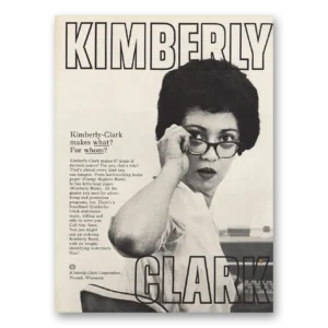 1964 Kimberly Clark Print Ad | Makes What For Whom