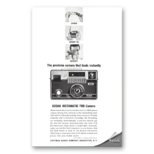 1964 Kodak Instamatic Camera Print Ad | Precision