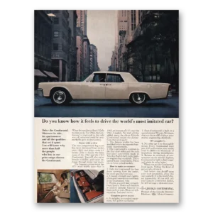 1964 Lincoln Continental Print Ad | Most Imitated Car