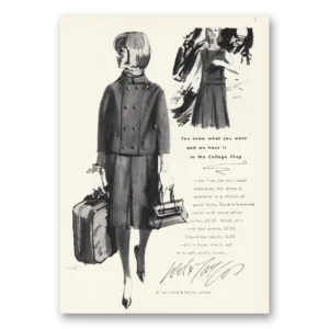 1964 Lord & Taylor Print Ad | We Have It College Shop