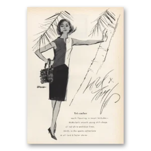 1964 Lord & Taylor Print Ad | Tri Color