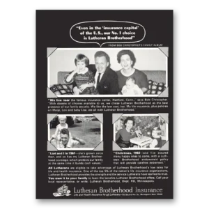 1964 Lutheran Brotherhood Insurance Print Ad | Insurance Capital