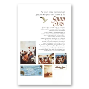 1964 Matson Line Print Ad | South Seas