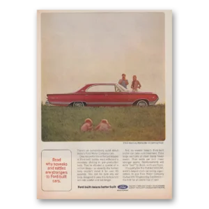 1964 Mercury Marauder Print Ad | Squeaks Rattles