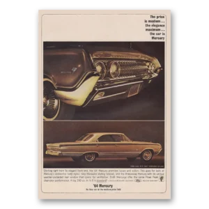 1964 Mercury Park Lane Print Ad | Medium Elegance