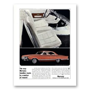 1963 Mercury Print Ad | Matter Record