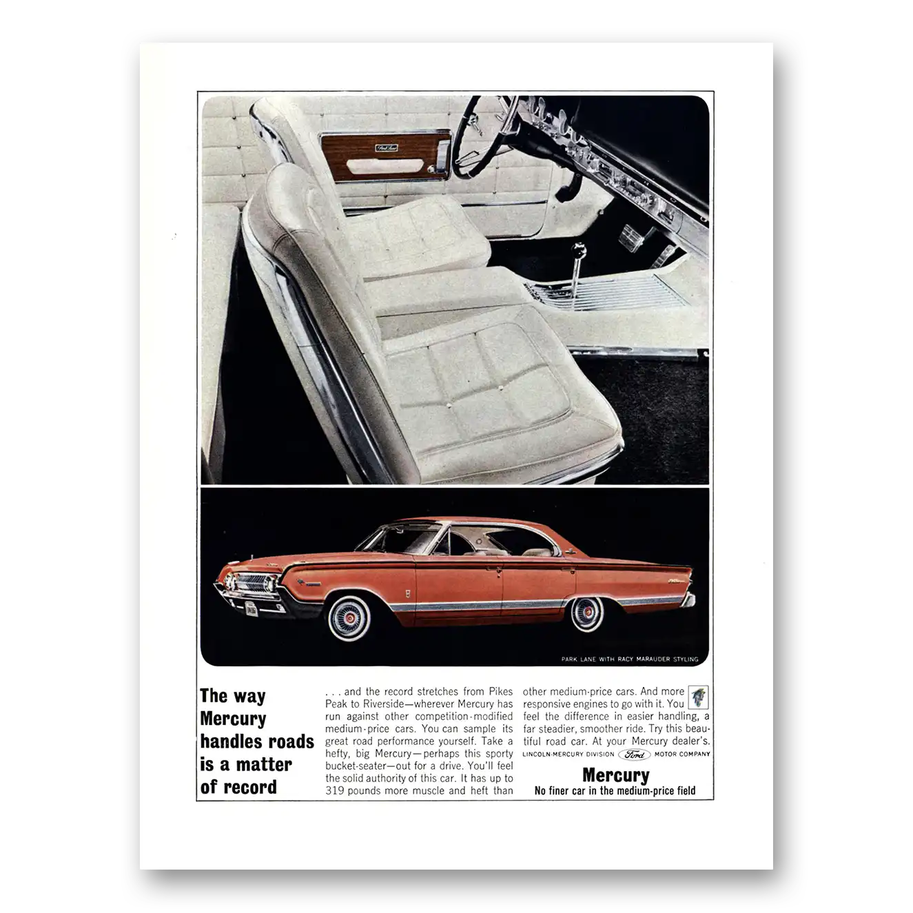 1963 Mercury Print Ad | Matter Record