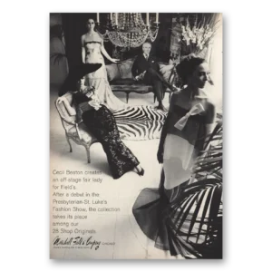 1964 Marshall Field Print Ad | Cecil Beaton