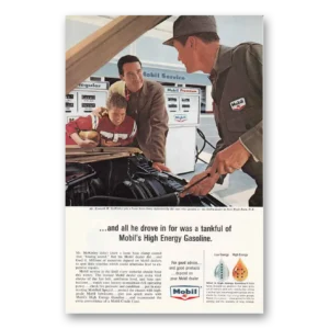1964 Mobil Print Ad | New Hyde Park