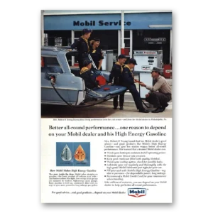 1964 Mobil Print Ad | Robert F Young