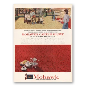 1964 Mohawk Carpet Mills Print Ad | Carter Grove