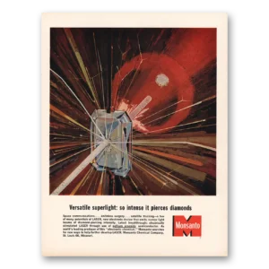 1964 Monsanto Print Ad | Versatile Superlight