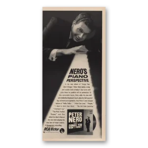 1964 RCA Victor Print Ad | Peter Nero Piano Perspective