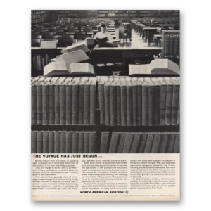 1964 North American Aviation Print Ad | Voyage