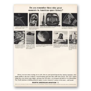 1964 North American Aviation Print Ad | Space History