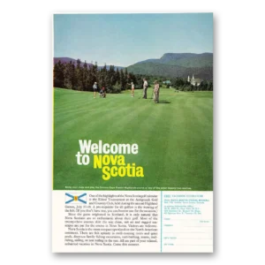1964 Nova Scotia Canada Print Ad | Cape Breton