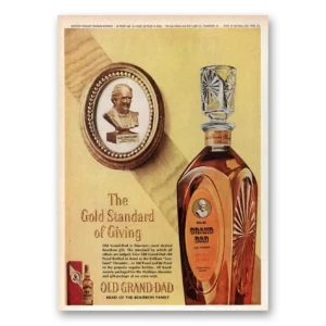 1964 Old Grand-Dad Bourbon Whiskey Print Ad | Gold Standard