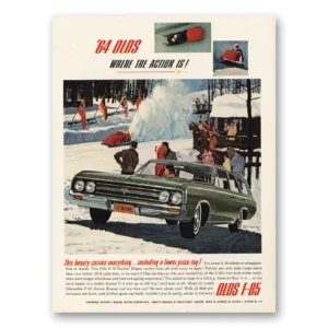 1964 Oldsmobile F85 Print Ad | Carries Everything