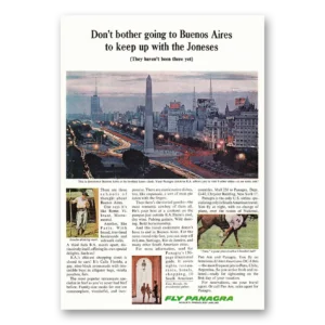 1964 Panagra Airlines Print Ad | Joneses