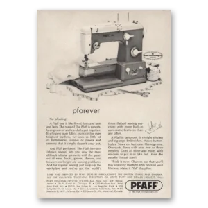 1964 Pfaff Sewing Machines Print Ad | Pforever