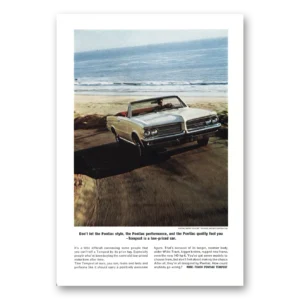 1964 Pontiac Tempest Print Ad | Pontiac Style