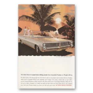 1964 Pontiac Wide Track Print Ad | Spend Time