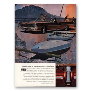 1964 Pontiac Catalina Print Ad | As Fierce