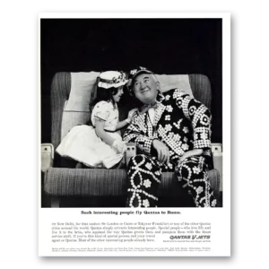 1964 Qantas Airlines Print Ad | Fly Rome