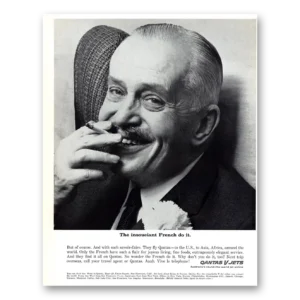 1964 Qantas Airlines Print Ad | Insouciant French