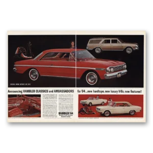 1964 Rambler Print Ad | Classics And Ambassadors