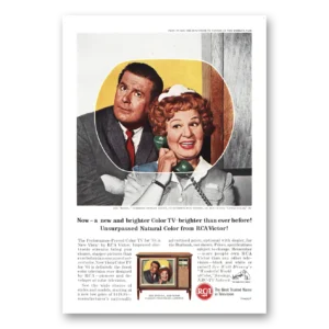 1964 RCA Television Print Ad | Don Defore