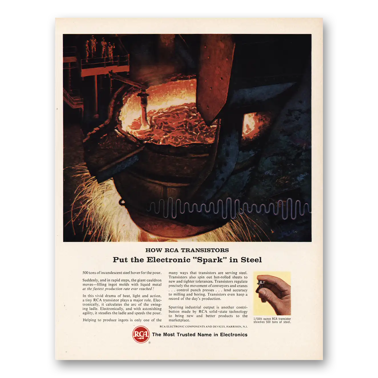 1964 RCA Radios Print Ad | Electronic Spark