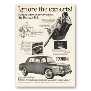 1964 Renault Print Ad | Ignore The Experts