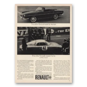 1964 Renault Print Ad | Went To Market