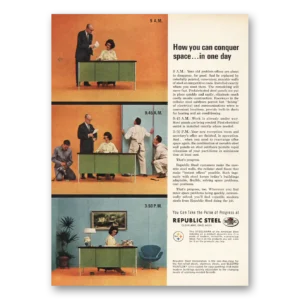 1964 Republic Steel Print Ad | Consquer Space