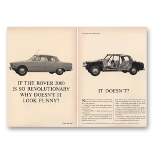 1964 Rover Motor Co Print Ad | So Revolutionary