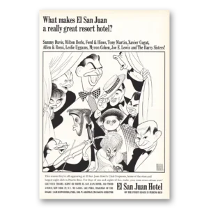 1964 El San Juan Hotel Print Ad | Really Great Resort Hotel
