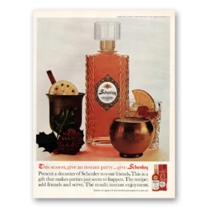1964 Schenley Whiskey Print Ad | Instant Party