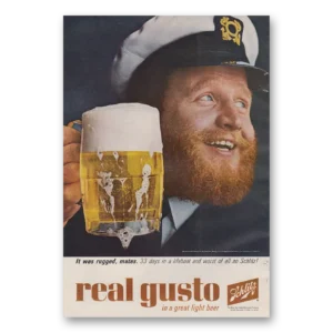 1964 Schlitz Beer Print Ad | Real Gusto