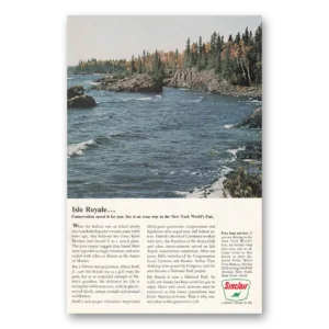 1964 Sinclair Print Ad | Isle Royale