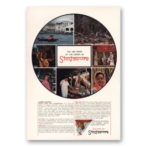 1964 Singapore Print Ad | See More Of The Orient
