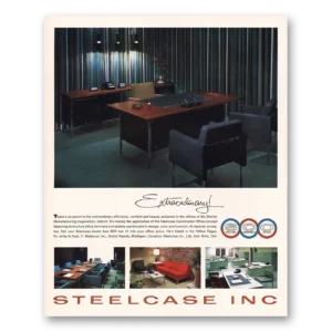 1964 Steelcase Office Furniture Print Ad | No Secret