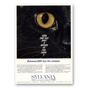 1964 Sylvania Electronic Components Print Ad | Spot Mouse